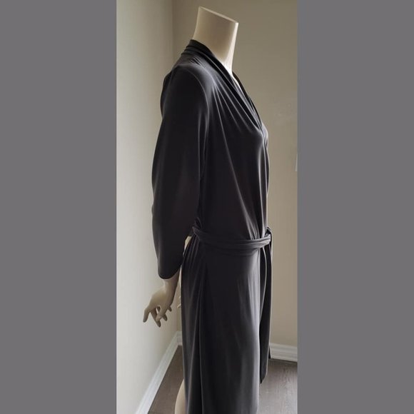 NWOT Cassis Belted Wrap Dress with matching slip - Picture 4 of 13